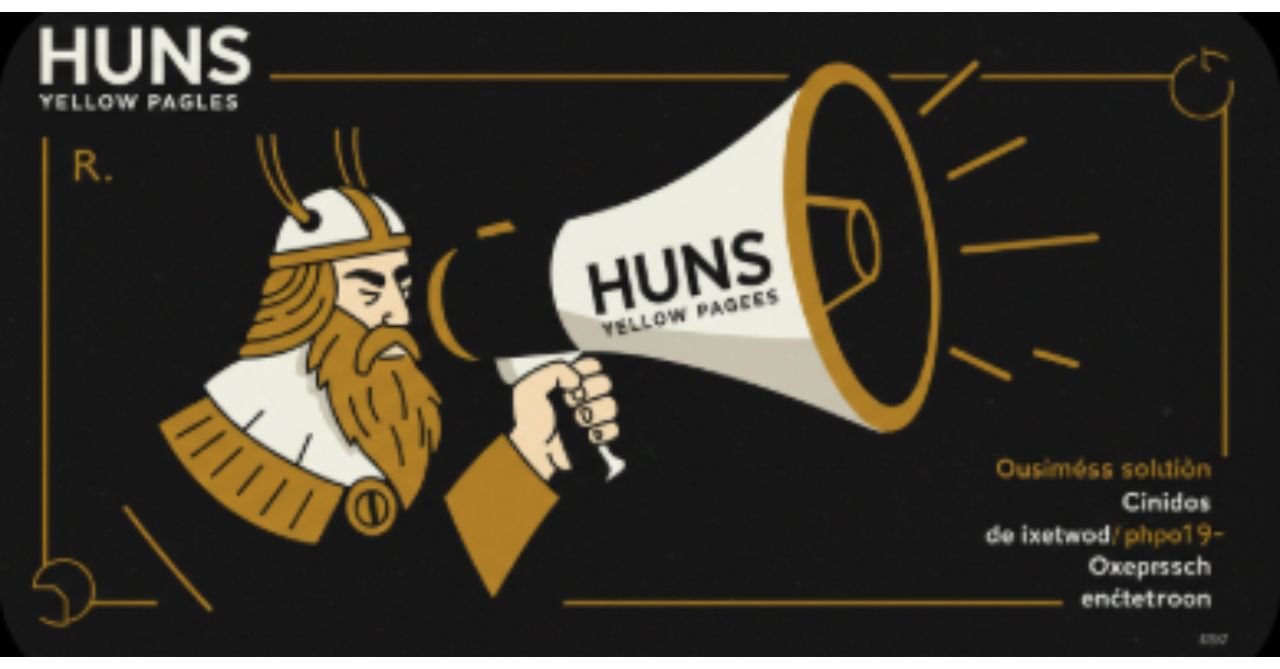 Huns Yellow Page