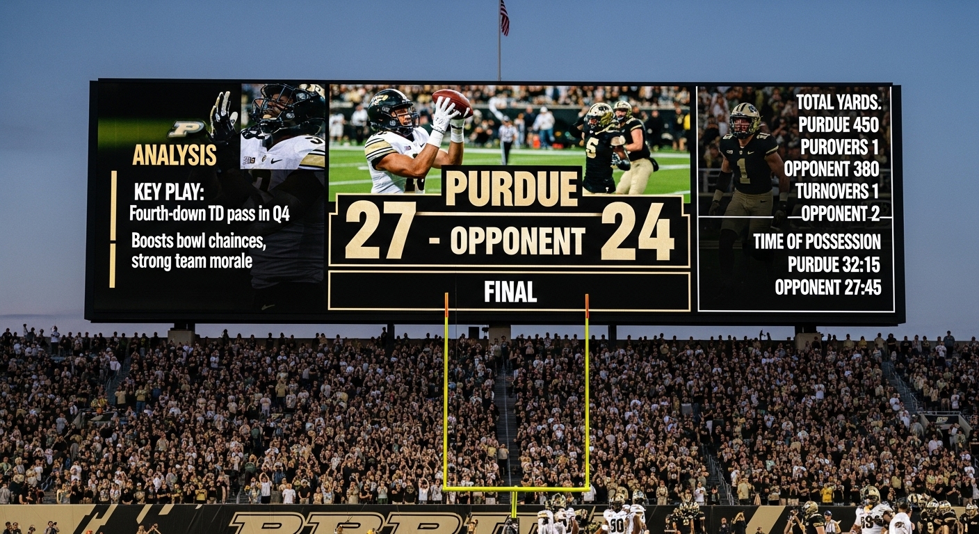 Purdue Game Score