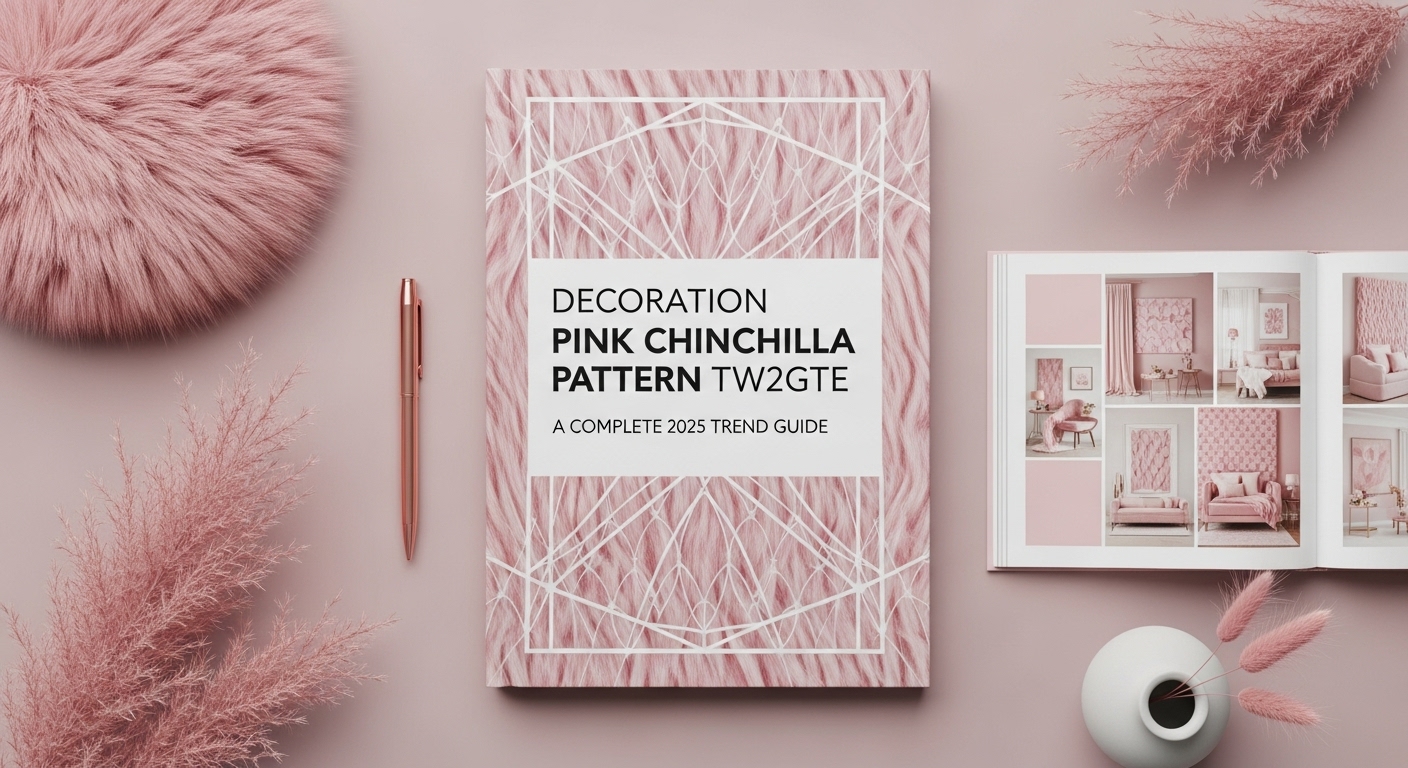 Decoration Pink Chinchilla Pattern TW2GTE