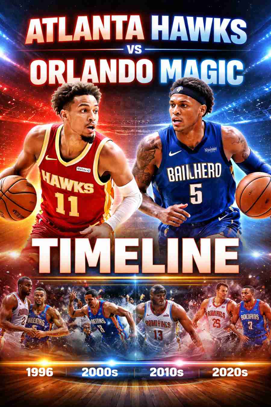 Atlanta Hawks vs Orlando Magic Timeline