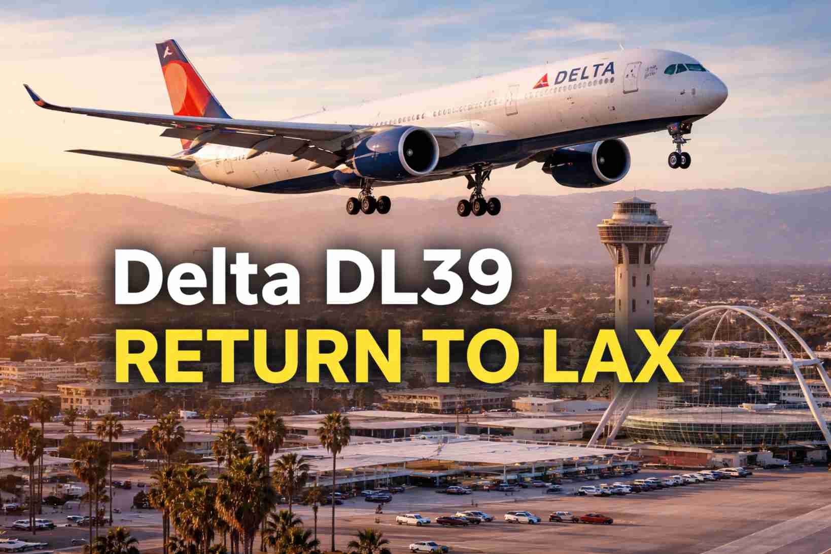 Delta DL39 Return to LAX