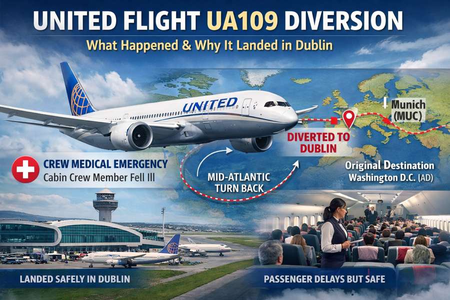 United Flight UA109 Diversion