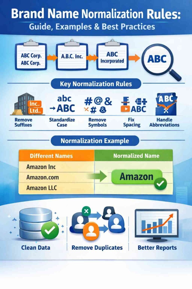 Brand Name Normalization Rules: Guide, Examples and Best Practices
